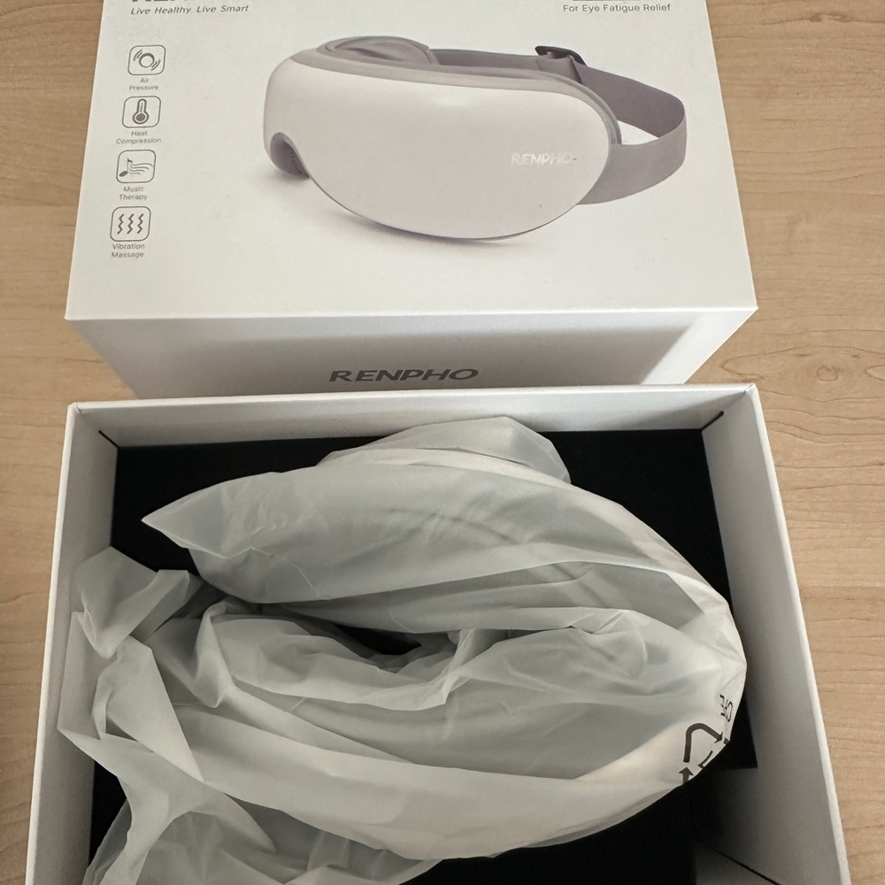 Renpho Eye Massager - Relaxing Heat & Vibration Therapy